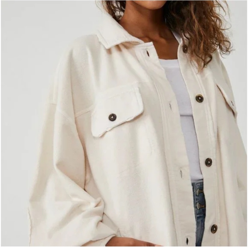 Free People Cream Ruby Jacket - image 2